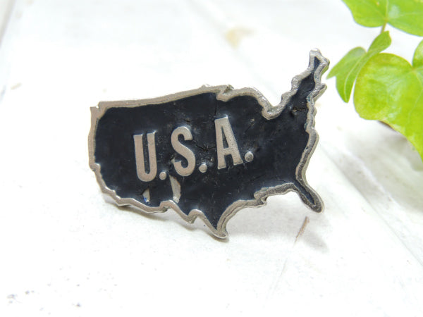 USA・地図型・UNITED STATES OF AMERICA ヴィンテージ・ピンズ アクセサリー