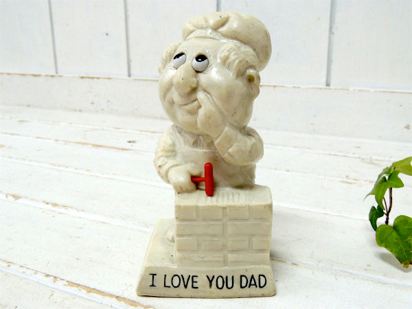 I LOVE YOU DAD 1971’s ヴィンテージ　メッセージドール　人形　父の日　プレゼント