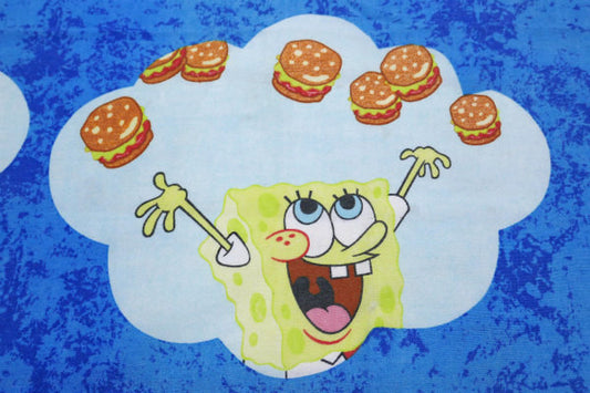 スポンジボブ 夢 ハンバーガー アメコミ キャラクター ユーズドシーツ(ボックスタイプ)