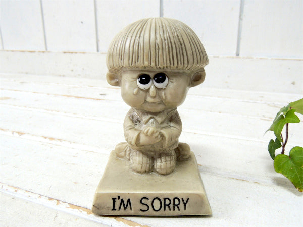 【I'M SORRY】ゴメンナサイ・1968’s・ヴィンテージ・メッセージドール/人形 USA