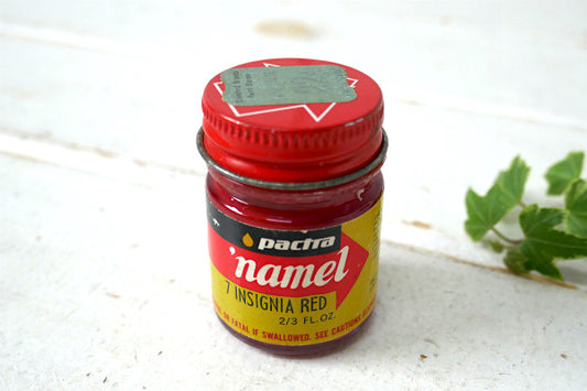 カリフォルニア pactra namel RED 模型 プラモデル ビンテージ・インクボトル 容器 USA