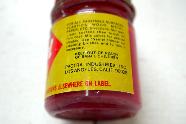 カリフォルニア pactra namel RED 模型 プラモデル ビンテージ・インクボトル 容器 USA