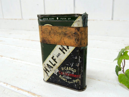 【Burley and Bright Tobacco】アンティーク・OLD・タバコ缶/ブリキ缶