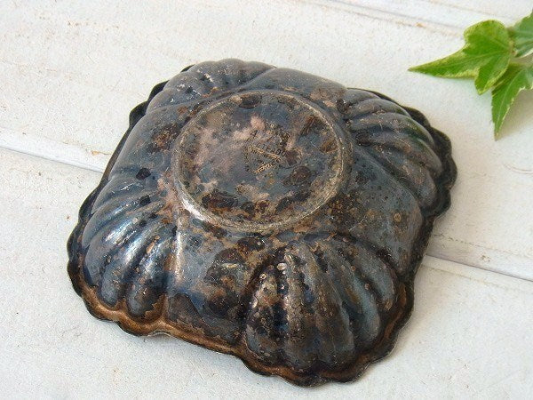 SILVER PLATE 472 PLATEADO ソープディッシュ 貝殻 シェル 模様 アンティーク シルバートレイ 小物入れ