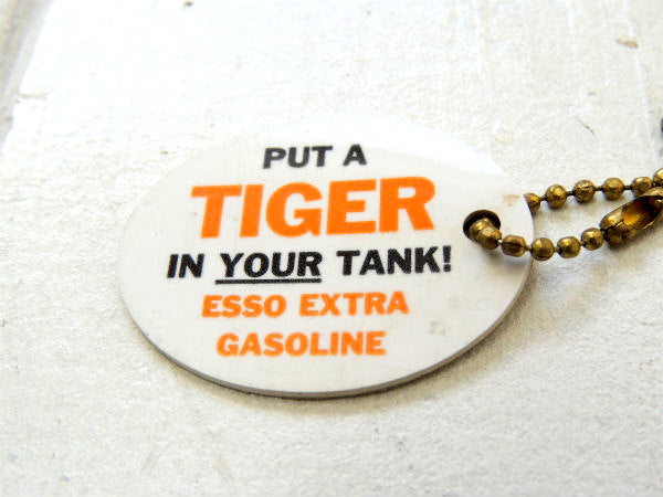 【エッソ・ESSO・1960's】TIGER・アドバタイジング・ビンテージ・キーホルダー・真鍮KEY