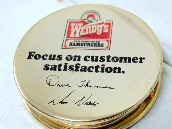 Wendy's 虫眼鏡 ハンバーガーショップ・アドバタイジング・ビンテージ・ルーペ・ステーショナリー