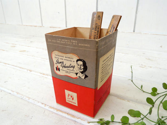 【VAPOCAN】⑥デッドストック・紙製・50's・ヴィンテージ・フリーザーコンテナ/保存容器・箱