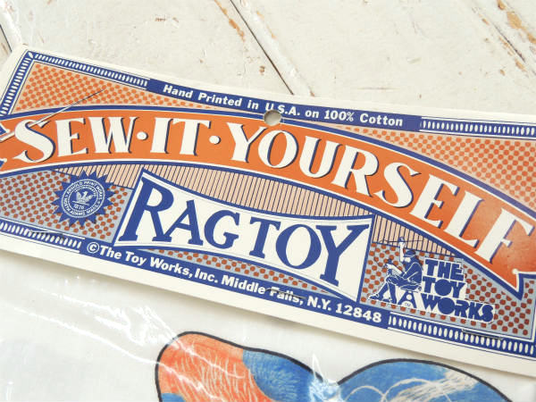 【チェシャ猫】ピロードール・デッドストック・ヴィンテージ・パネル生地/ファブリック/ぬいぐるみ/ネコ