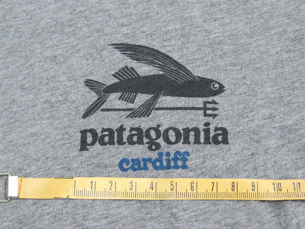 【Patagonia】パタゴニア・カーディフ限定・グレー色・Tシャツ&ステッカー1枚付き/Mサイズ