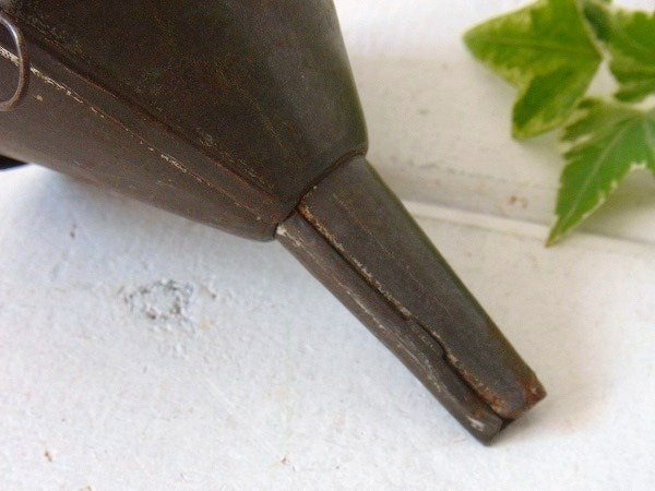 ティン製の小さなアンティーク・じょうご/漏斗/ファンネル USA