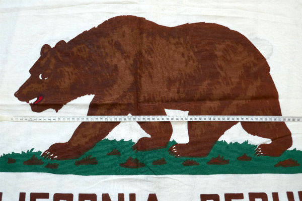 グリズリー CALIFORNIA  ビッグサイズ US ヴィンテージ・カリフォルニア 旗・フラッグ