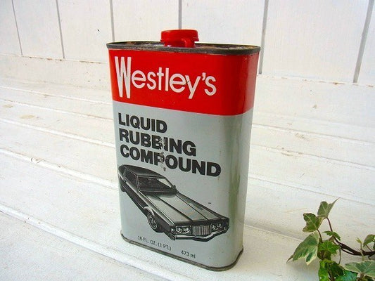 【Westley's】コンパウンド・ヴィンテージ・ティン缶/ブリキ缶 USA