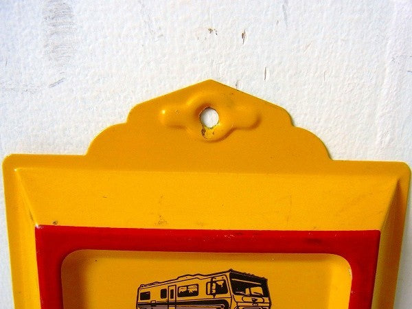 RV キャンピングカー・70’s・温度計付き・ヴィンテージ・サイン/看板 USA