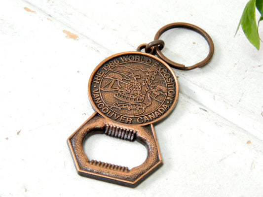 【1986's・エキスポ】カナダ・バンクーバー・栓抜き・ヴィンテージ・デッドストック・キーホルダー