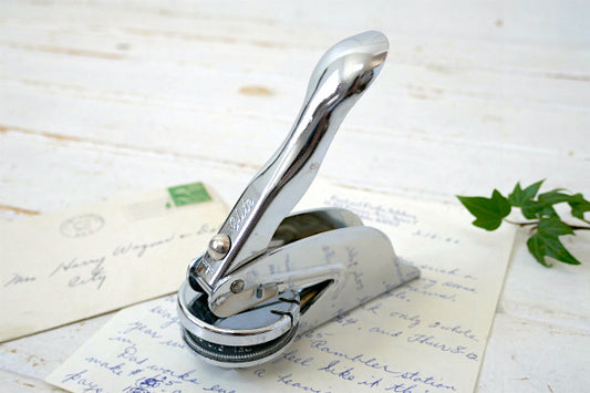 カリフォルニア・ハンディタイプ・ヴィンテージ・カンパニーシール・エンボッサー・社判 USA