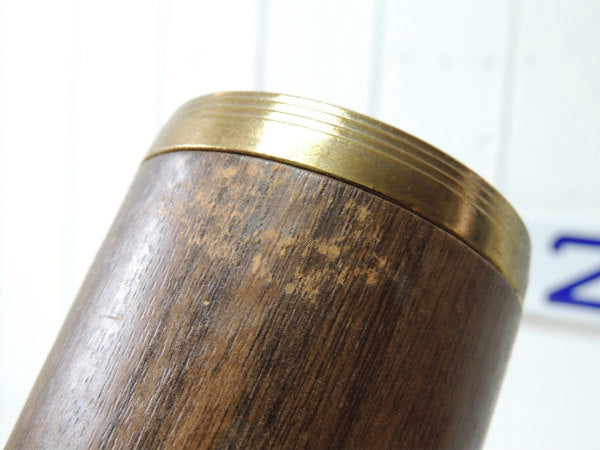 ミッドセンチュリー・ウッド柄・ヴィンテージ・ペンスタンド/ペン立て USA