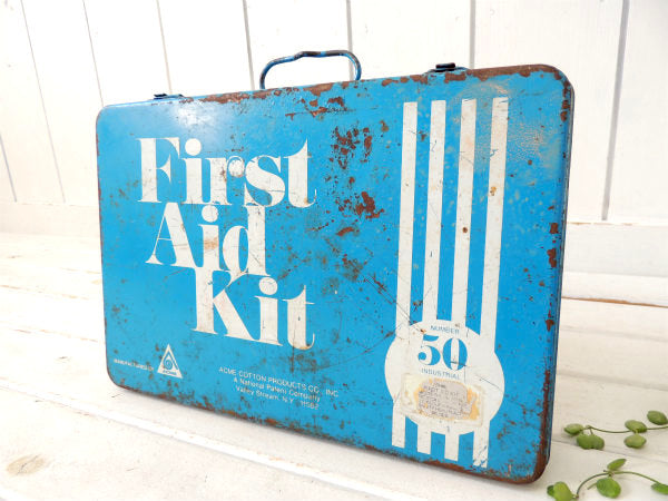 【First Aid Kit 50】ビンテージ・救急箱/メディスンキャビネット/飾り棚