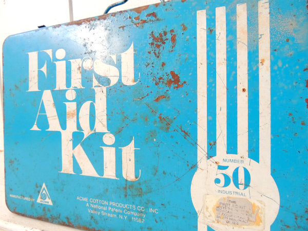 【First Aid Kit 50】ビンテージ・救急箱/メディスンキャビネット/飾り棚