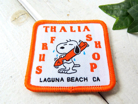 タリアサーフ THALIA・サーフショップ・カリフォルニア・ラグナビーチ・スヌーピー・限定ワッペン