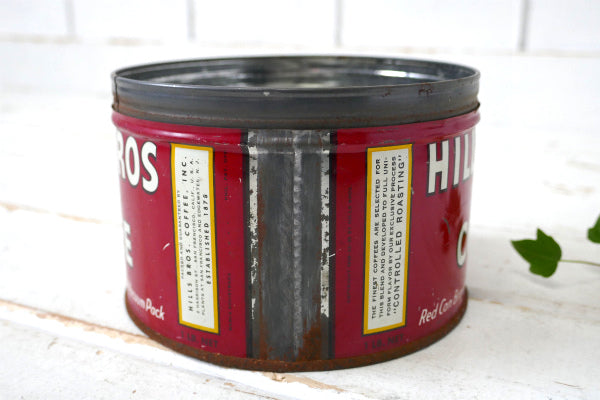 1878s HILLS BROS  ヒルスコーヒー ブリキ製 ビンテージ コーヒー缶 ティン USA