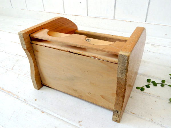 ESQUIRE FOOTMAN 木製・靴磨き入れ・ヴィンテージ・シューシャイン ボックス アメリカ