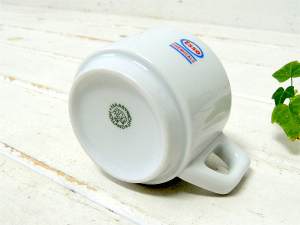 【ESSO】エッソ・オランダ製・セラミック・アドバタイジング・ビンテージ・マグカップ・コーヒーカップ