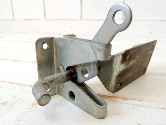 特大・ゲートラッチ・DIY・メタル製・金具・ドアパーツ・ヴィンテージ・ウエスタンラッチ・ USA