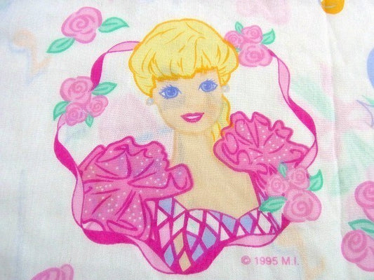 【Barbie】バービー・ティアラ&バラ柄・ユーズドシーツユーズドシーツ(ボックスタイプ) USA