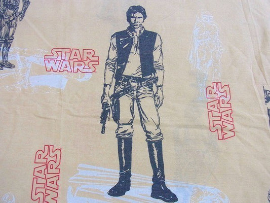 STAR WARS スターウォーズ ハンソロ ダースベイダー ヨーダ R2-D2 C-3PO レイアオーガナ ユーズドシーツ(フラットタイプ) USA