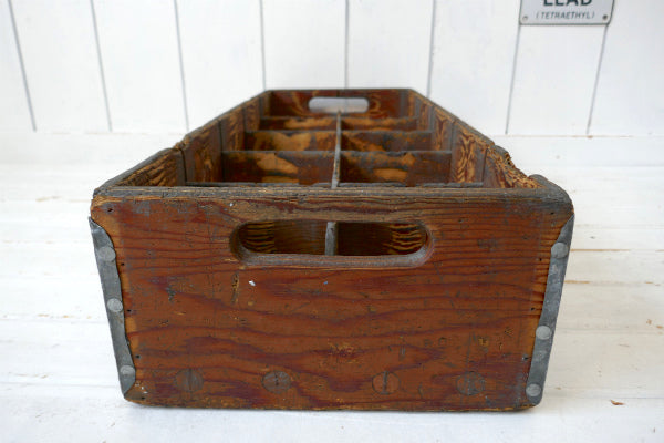 アーリーアメリカン・インデックスホルダー&仕切り付き・アンティーク・木箱・ウッドボックス・引き出し