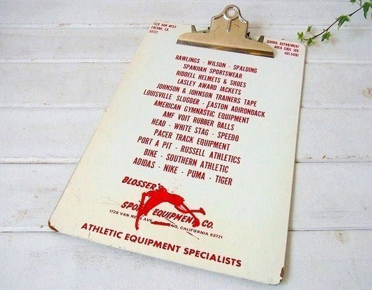 ロゴ入り・アドバタイジング・ヴィンテージ・クリップボード/バインダー USA