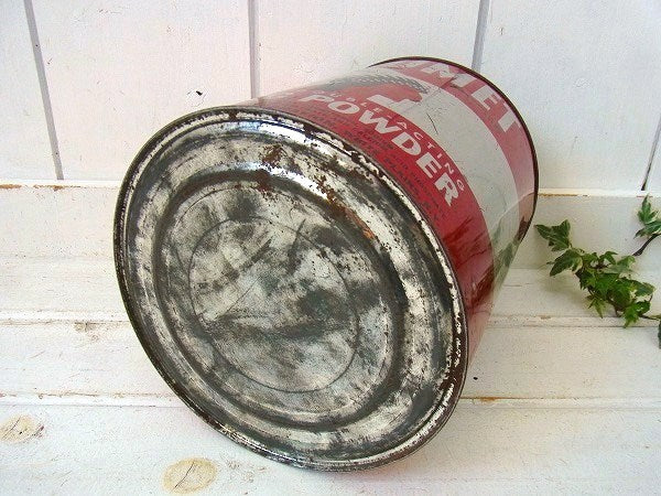 【CALUMET】カルメット・大きめサイズのヴィンテージ・ティン缶/パウダー缶/インディアン USA