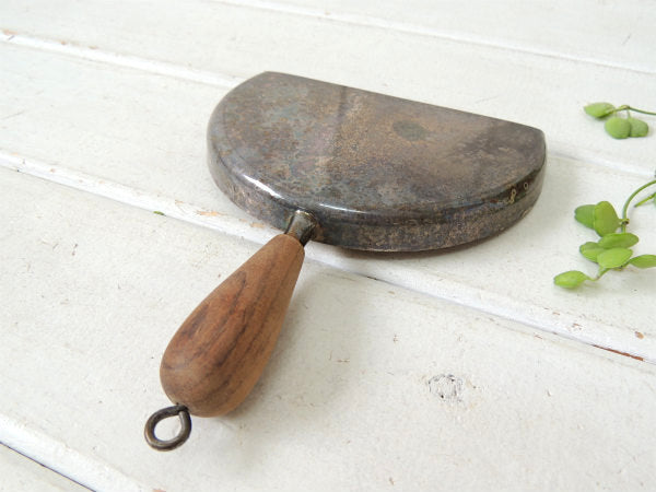 【PM ITALY】シルバー製・アンティーク・テーブルブラシ&ダストパン&スタンド・3点セット