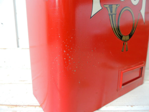 【J H Produkt】スウェーデン製・赤色・ヴィンテージ・メールボックス/郵便受け/ポスト