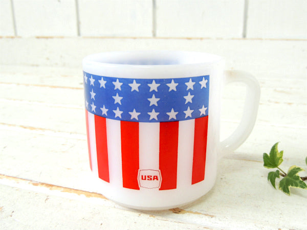 【フェデラル】FEDERAL GLASS・アメリカンフラッグ・星条旗柄・マグカップ・食器 USA