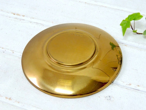 アメリカ合衆国議会 議事堂 ビンテージ・ブロンズ&ガラス皿・コインディッシュ・プレート US