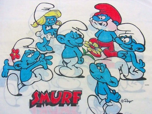 【スマーフ】SMURF・ヴィンテージ・ピロケース/枕カバー USA