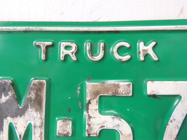 【コロラド州・トラック】ヴィンテージ・ナンバープレート・カーライセンスプレート・緑色