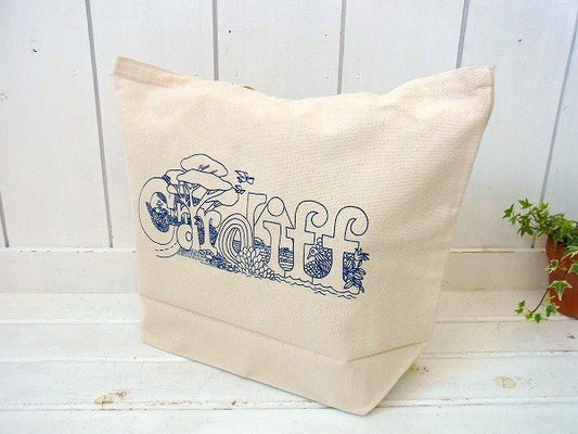 【Patagonia】パタゴニア・カーディフ店・キャンバスバッグ&ステッカーetc1枚付き