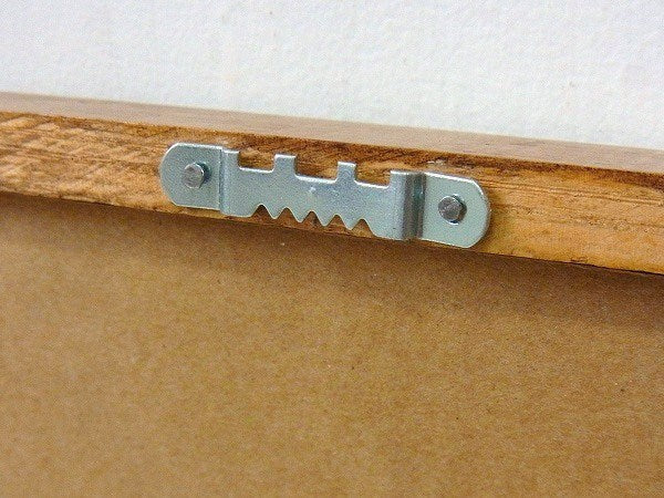 シリアルの広告入り・ヴィンテージ・木製フレーム/額縁.インテリア USA