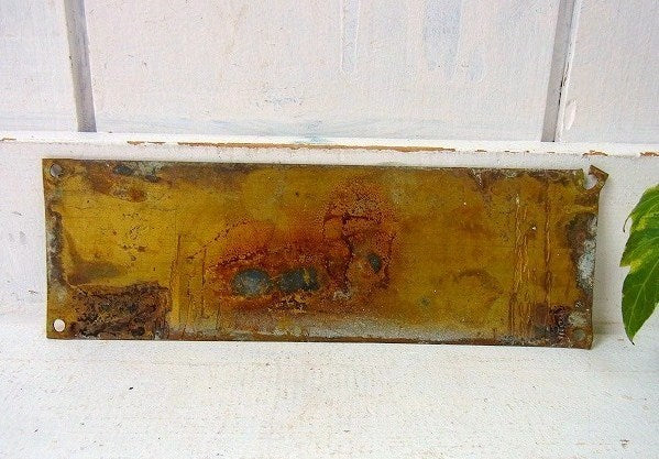 【ARMY&ORDNANCE】アメリカ海軍・真鍮製・40’sアンティーク・船内プレート