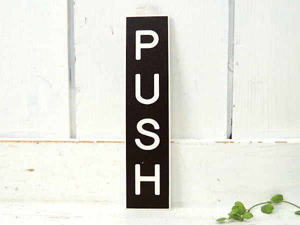 【PUSH】USA・米国標識・デッドストック・ヴィンテージ・サインプレート・看板