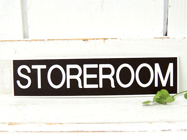 【STOREROOM/貯蔵室】USA・米国標識・デッドストック・ヴィンテージ・サインプレート・看板