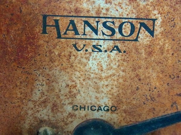 HANSON ハンソン社 ヴィンテージ キッチンスケール 量り USA キッチン雑貨