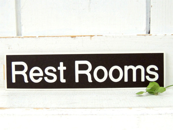 【RestRooms】USA・米国標識・デッドストック・ヴィンテージ・サインプレート・看板