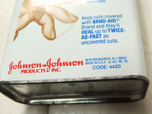 ジョンソン&ジョンソン BAND-AID バンドエイド・ヴィンテージ・ティン缶・ブリキ缶・USA