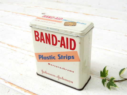 ジョンソン&ジョンソン 1960's~バンドエイド・ヴィンテージ・ティン缶・ブリキ缶 USA