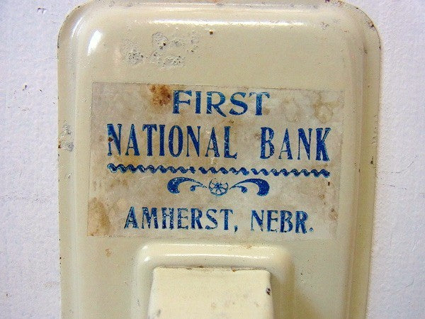 【FIRST NATIONAL BANK】ノベルティ・ヴィンテージ・メモホルダー USA