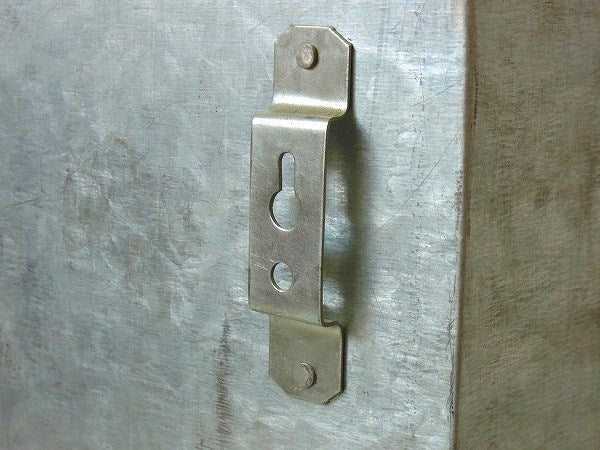 工業系・ティン製・ヴィンテージ・4段シェルフ/飾り棚/ウォールシェルフ USA