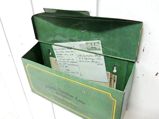 【Girl Scouts・MAIL】ガールスカウト記念品・ティン製・メールボックス/郵便受け/ポスト